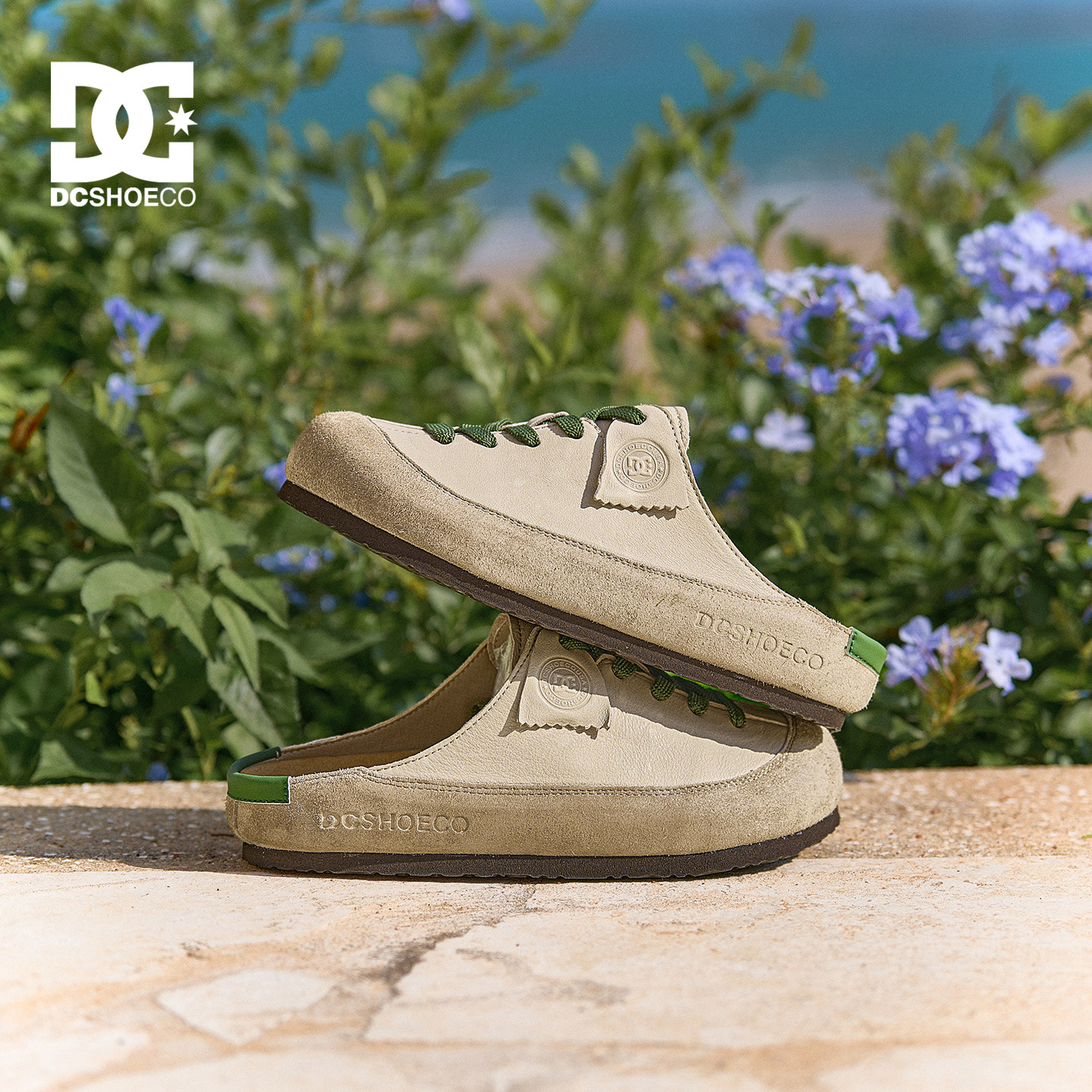 DCSHOES MOAB L2026夏季新款男士一脚蹬外穿拖鞋真皮勃肯半拖男款图片