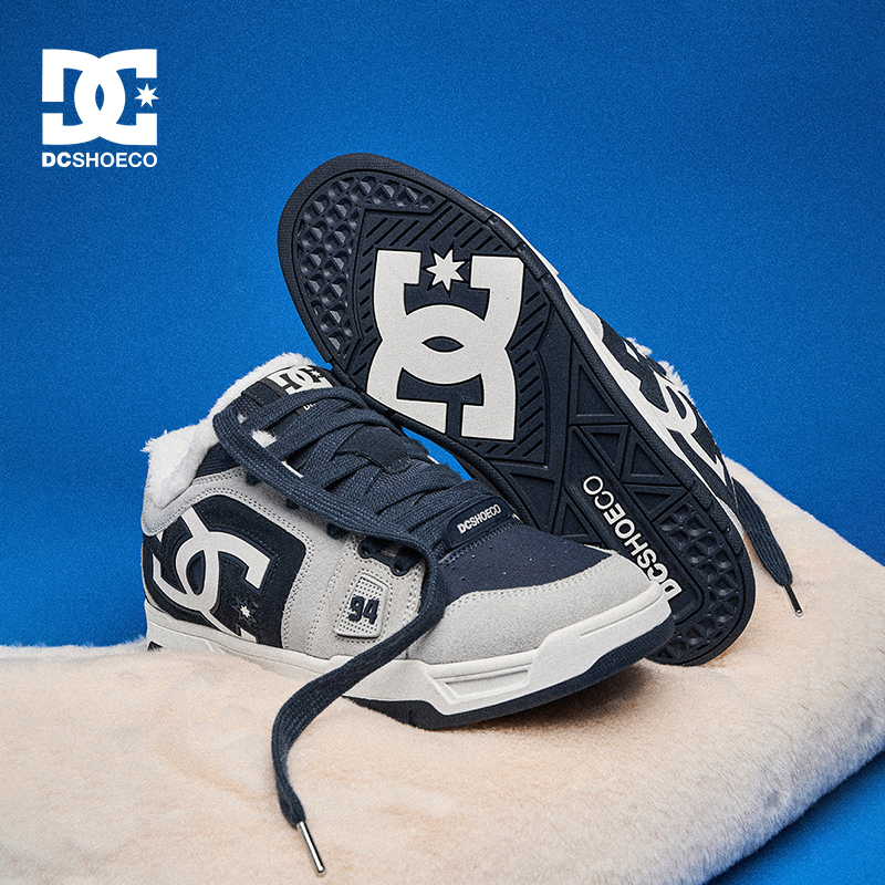 DC SHOES STANE PRO 25冬季保暖加绒棉鞋耐磨男鞋面包鞋休闲鞋男