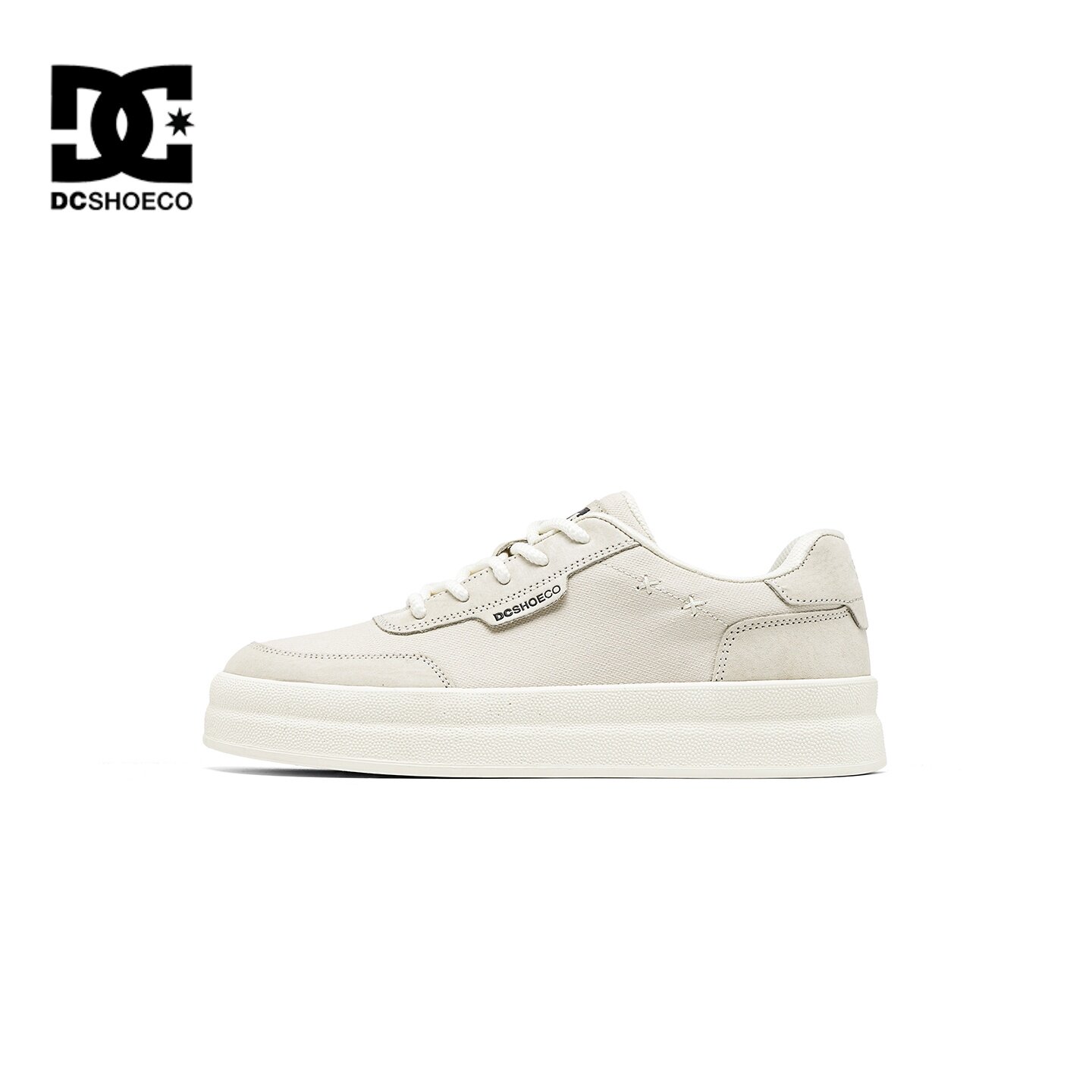 DCSHOES Malibu Lift 2026夏新款布面男鞋透气简约厚底休闲鞋男
