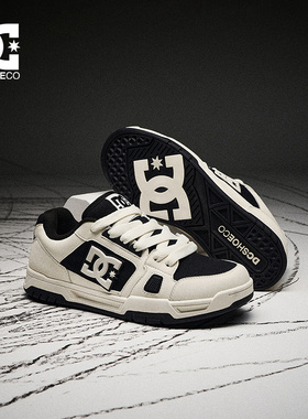 DC SHOESASTRA CAS 25冬季新款熊猫色轻奢美式风板鞋休闲鞋男鞋