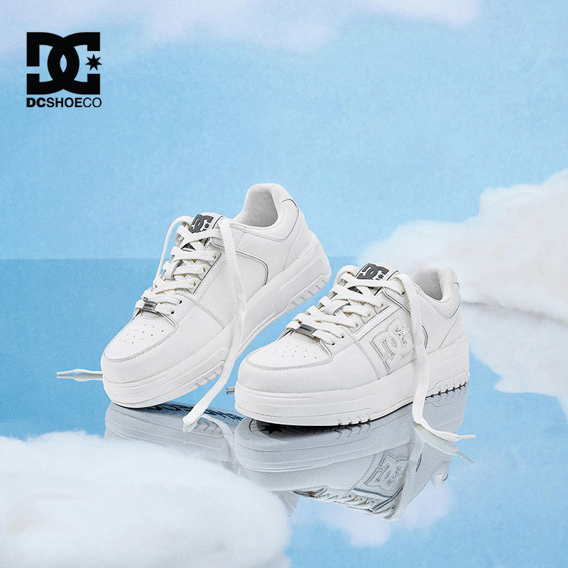 DCSHOES CAMPUS秋季新款男鞋经典小白鞋男厚底学长鞋休闲鞋图片