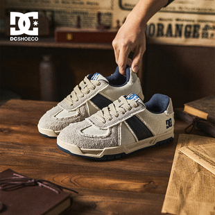 DCSHOES Orvino 26春季新款休闲板鞋长毛牛反绒男士德训鞋子男鞋