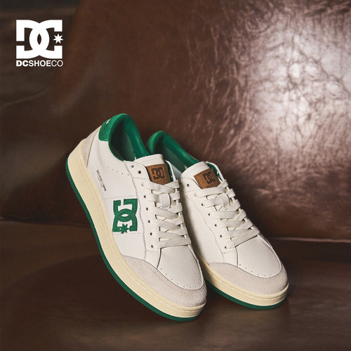 DCSHOES SOHO2026新款男鞋美式复古休闲鞋男士真皮透气经典小白鞋