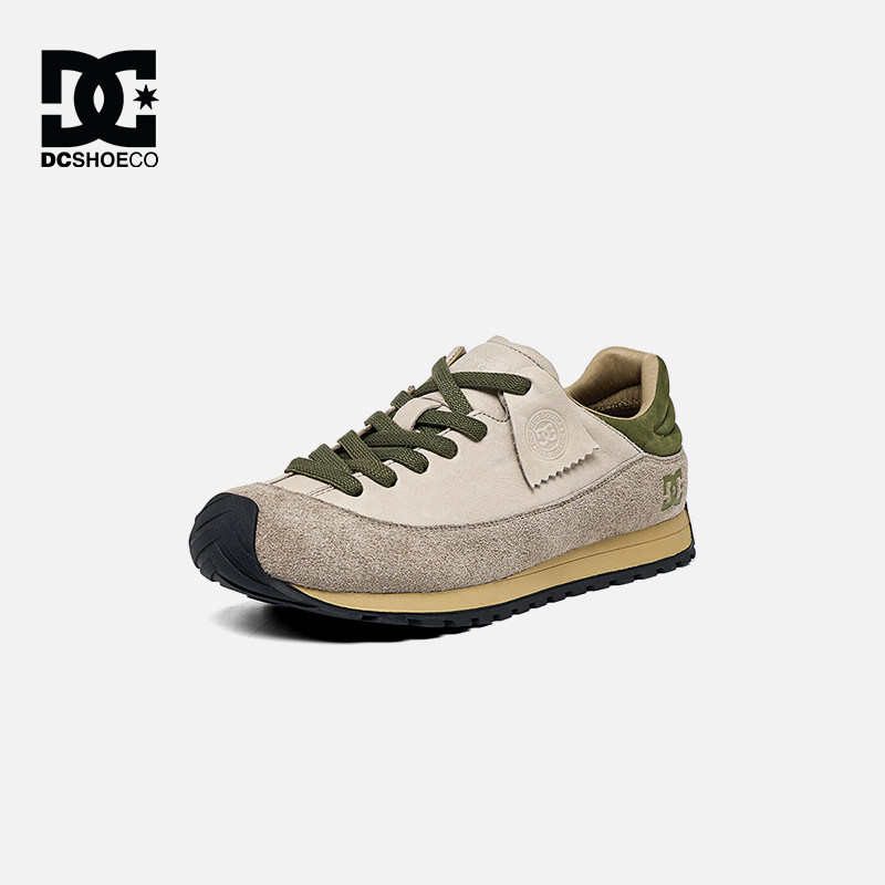 DCSHOES Moab 男士休闲皮鞋夏薄款透气通勤鞋软底真皮男鞋阿甘鞋