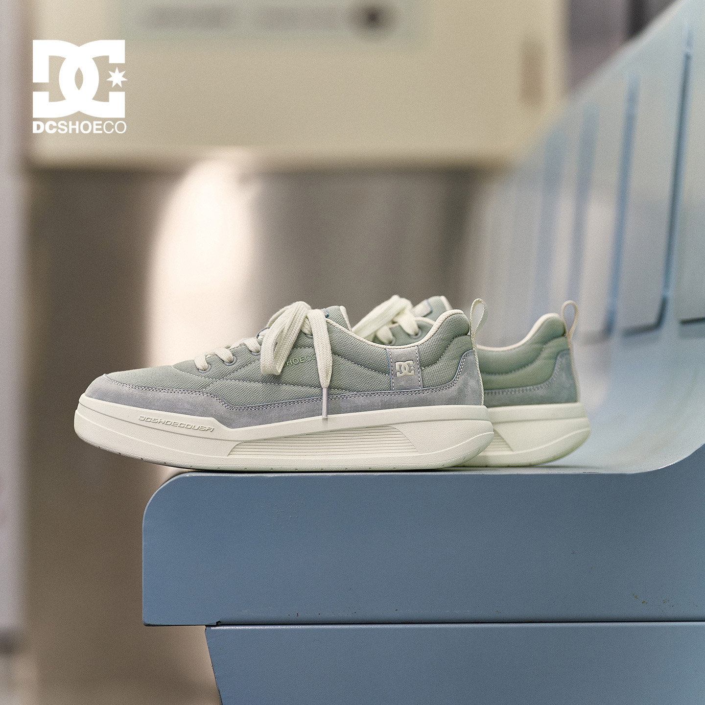 DCSHOES FLUX 26秋季新款厚底男鞋透气舒适软底男士时尚休闲鞋图片