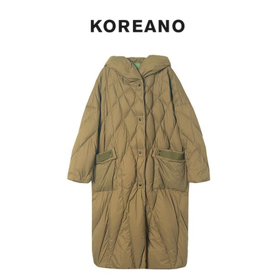 【KOREANO】冬季卡其羽绒服 【H】 YC4308(EUN)