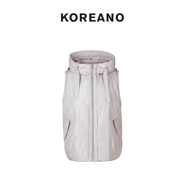 【KOREANO】冬季小茧型连帽棉马甲 【H】 JM6566(UN)