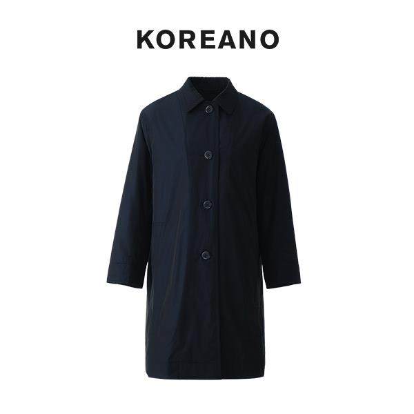【KOREANO】冬季青黛蓝可拆卸内胆棉服  MZ5673(JUN)