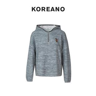 花浅灰T恤 冬季 TT6820 KOREANO