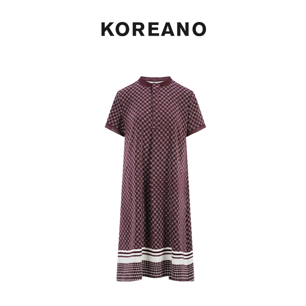 【KOREANO】夏季优雅大气舒适上身自带凉感连衣裙26R3-LI7207(UN)