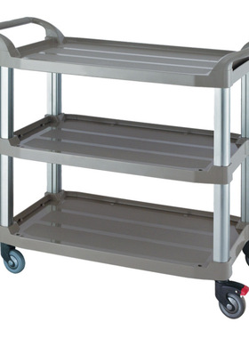 南方手推服务车餐车SCC-01塑料客房带刹车轮不含桶