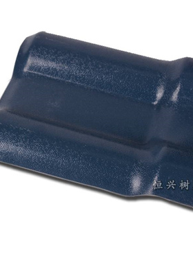 厂家直销屋面树脂瓦防风防水3.0mmASA合成仿古仿琉璃塑料瓦胶瓦