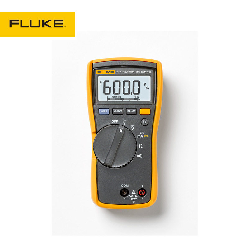 Fluke 110 真有效值数字万用表交流电压表测试表