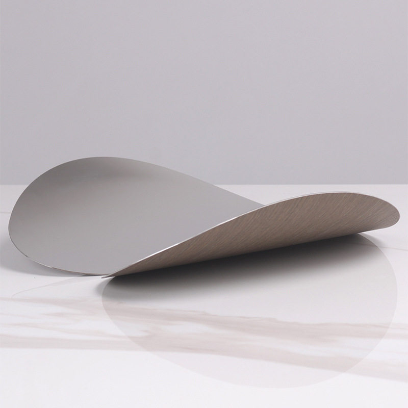 现代轻奢高档果盘不锈钢果篓心形薄片托盘摆件样板间售楼处装饰品,模玩/动漫/周边/娃圈三坑/桌游,文化/体育周边,淘宝优惠券,粉丝福利购,淘宝优惠卷