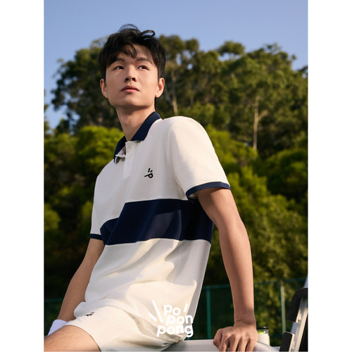 POPONPONG男士网球运动POLO