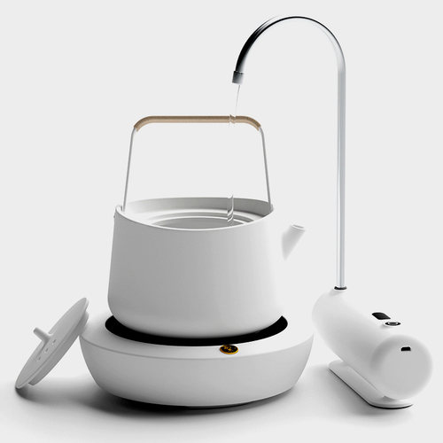 优选茶大师深海幽灵096充电式电动抽水器 桶装水无线自动上水器压