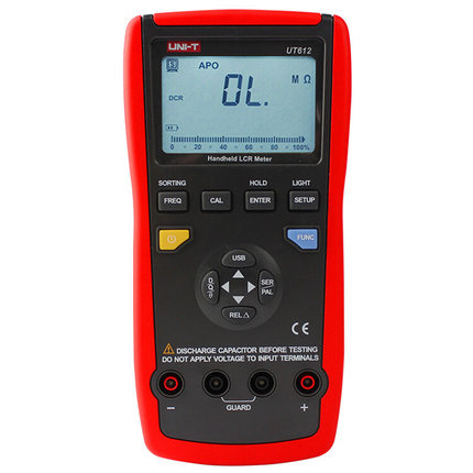 优利德UT612 LCR数字电桥表手持式数显电桥电感电容电阻测试仪
