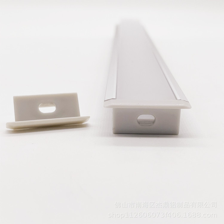 厂家直供地板灯铝槽外壳.带PC罩铝槽套件LED硬灯条铝槽外壳套件