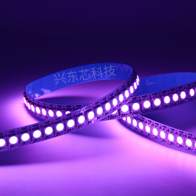 RGB灯带全彩流水灯条144灯遥控LED灯带5050幻彩工程亮化灯带直销
