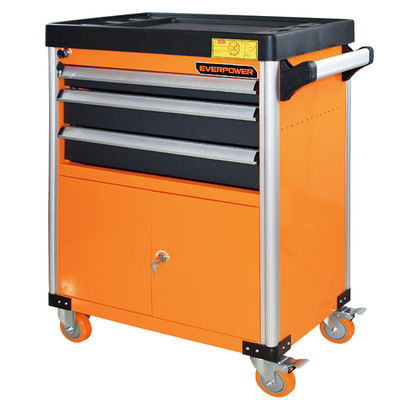 艾威博尔176件钣金工具车组套 机修3层抽屉工具手推车移动工具箱