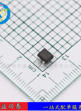 晶导微 MSB40G 4A/400V UMSB-4 玻璃钝化整流桥 3K/盘