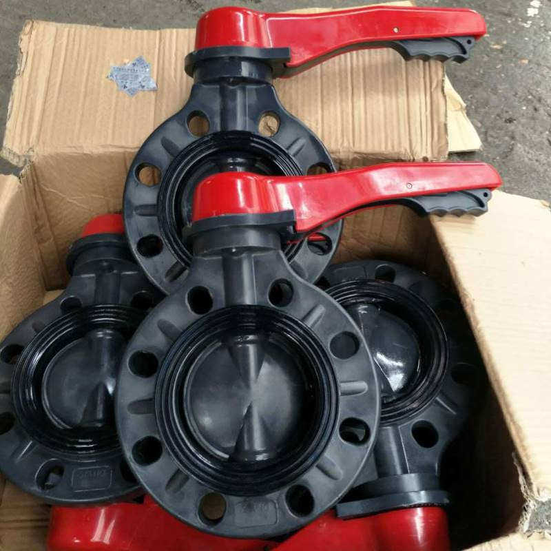 FRPP蝶阀DN25-DN300/PP蝶阀/对夹式蝶阀/手柄蝶阀涡轮蝶阀