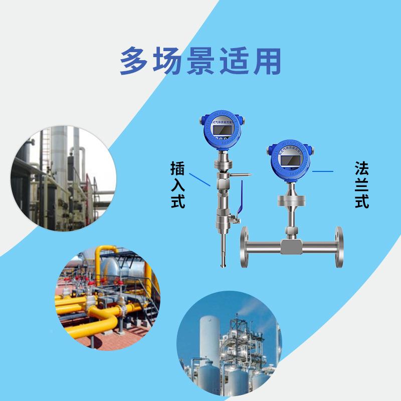 厂家供应 热式气体量流计管道质量式插入式 一体式XON气体流量计