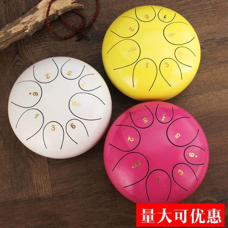 钢舌鼓空灵鼓忘忧鼓色空鼓打击乐器鼓初学者莲花鼓静心鼓手碟手鼓