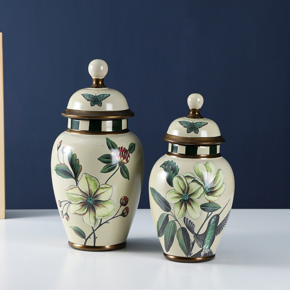 新中式创意家居轻奢装饰品客厅干花插花瓶玄关电视柜摆件装饰罐子,模玩/动漫/周边/娃圈三坑/桌游,文化/体育周边,淘宝优惠券,粉丝福利购,淘宝优惠卷