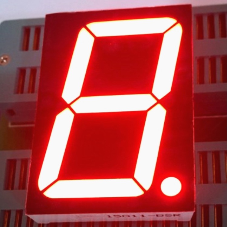 厂家直销 8英寸1位数码管 红色 共阴共阳 高亮 LED数码管一位红色