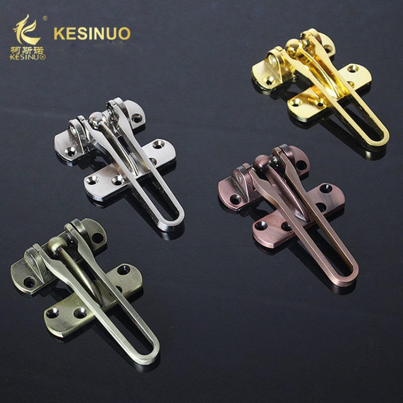 酒店宾馆锌合金加厚门链扣加粗锁扣实心防盗链安全多色可选门栓链