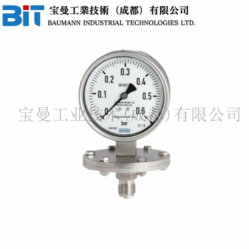 德国WIKA威卡732.14 762.14系列工业通用充液型耐腐蚀差压压力表