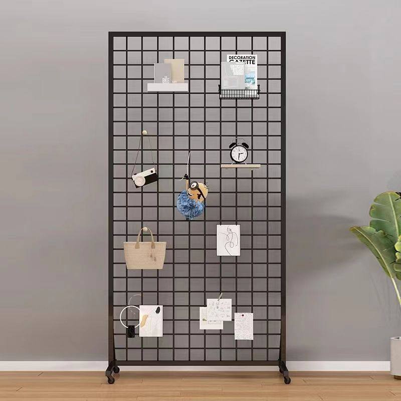 落地铁艺网架网格展示架幼儿园作品展示小饰品挂架移动网格展示架,模玩/动漫/周边/娃圈三坑/桌游,文化/体育周边,淘宝优惠券,粉丝福利购,淘宝优惠卷