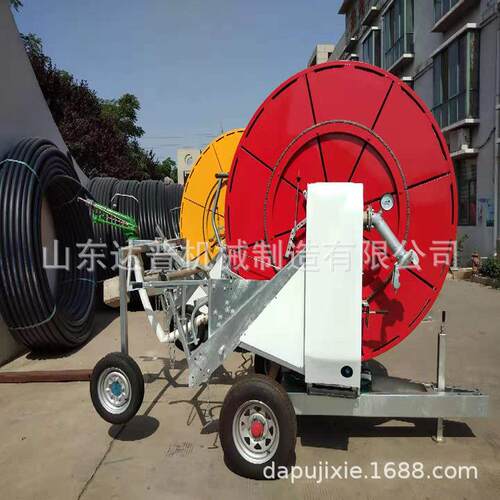 溉品款ZLE卷盘质自式抗旱设备械走灌农用水泵50小型喷灌机移动式