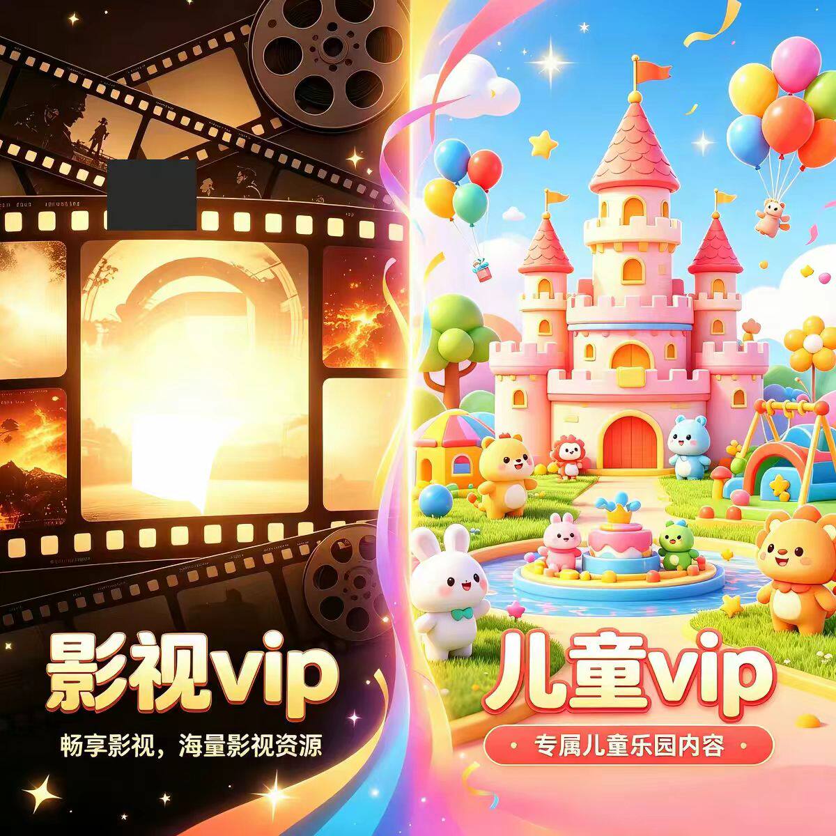 小米影视vip小米儿童会员小米儿童成长会员小米电视会员图片