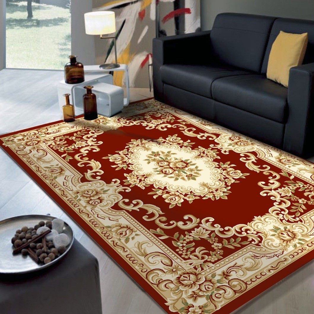 欧式客厅地毯茶几毯卧室人工雕花会议室会客厅传统花型雕花地毯