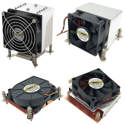 CPU服务器散热器LGA115X/1200系列 正方形安装静音热管散热大风量