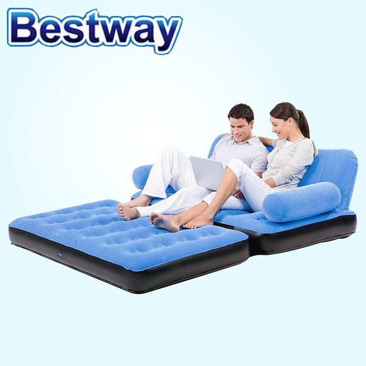 Bestway67356充气沙发床+电泵 懒人折叠成人沙发休闲躺椅