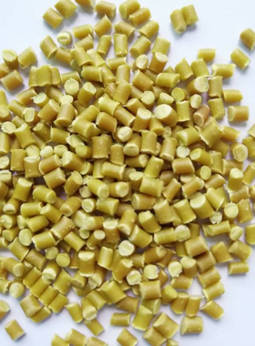 厂家直销黄色PP再生料 聚丙烯塑料颗粒 拉丝注塑级 打包带专用料