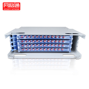 满配48芯ODF光纤配线箱48口FC标准19英寸机架式 熔纤盘配线架 单元