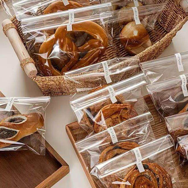 透明切片面包包装袋贝果吐司甜甜圈烘焙蛋挞单个饼干打包塑料袋子