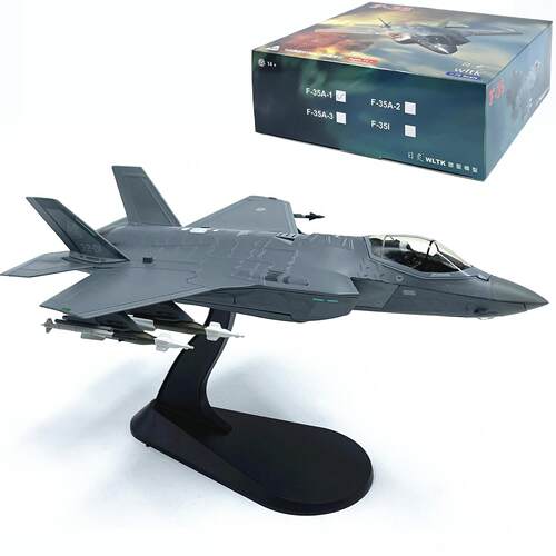 1:72美国F35A隐身五代战斗机合金飞机模型摆件免胶意大利空军WLTK