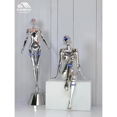 机械姬雕塑空山基Sexyrobot女神大型科技人物摆件酒吧KTV潮流装饰