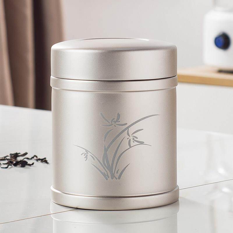 茶叶罐密封罐 不锈钢家用存储茶罐加厚防潮空罐高档精品茶盒空盒