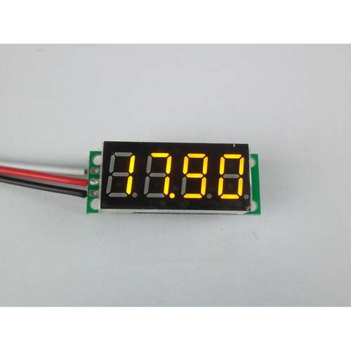 BY436V 4位高精度数显电压表头0-33V直流数字超3位半万用表0.36寸