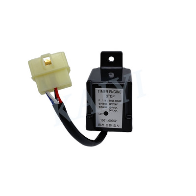 挖机配件现代R150-9/225-9/305-9/385-9时间继电器21Q6-50500