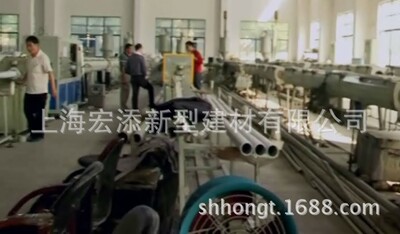 宏添实体工厂HTPP三层复合内磨砂螺旋管HDPE双层纳米超速管