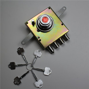 佳卫石牛防盗门自动锁更换升级蓝灰门锁 老式 碰锁 防盗门自动碰锁