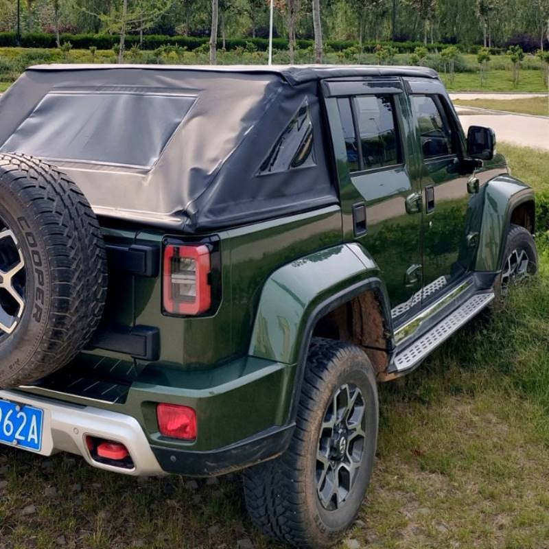 BJ40软顶车篷越野车折叠篷软篷简易篷敞篷防雨防风防尘北京汽车