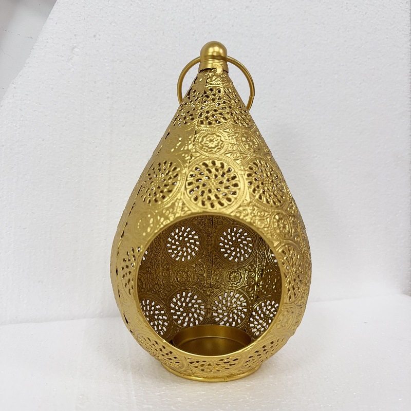 东南亚复古铁艺烛台摆件餐桌蜡烛泰式sap会所民宿酒店装饰品金属